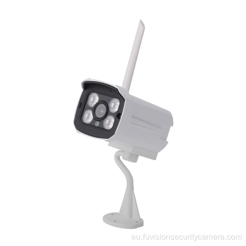Kanpoko haririk gabeko CCTV IP kameraren sistema